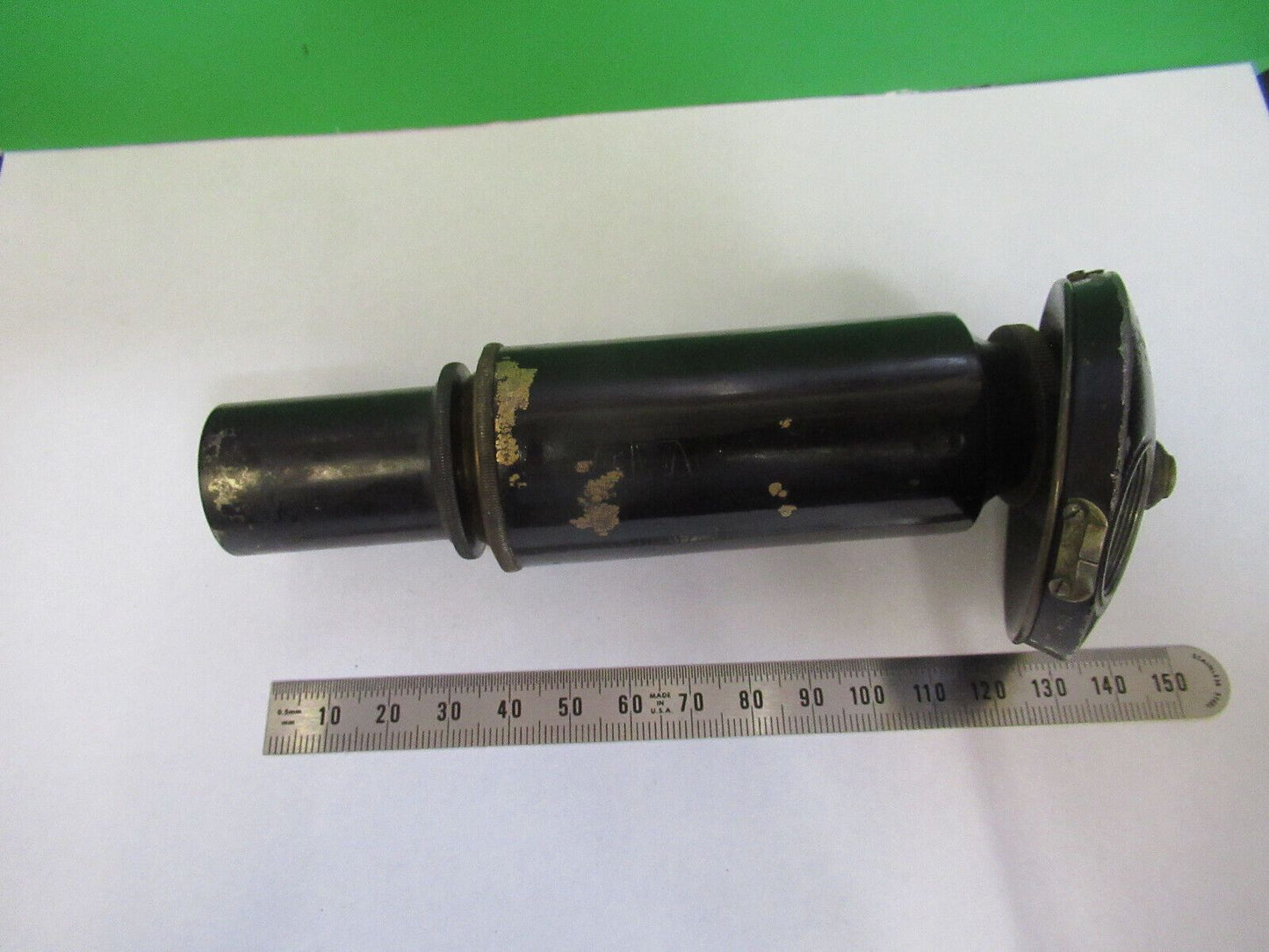 ANTIQUE SPENCER TUBUS + NOSEPIECE MICROSCOPE PART OPTICS AS PICTURED #R9-B-14