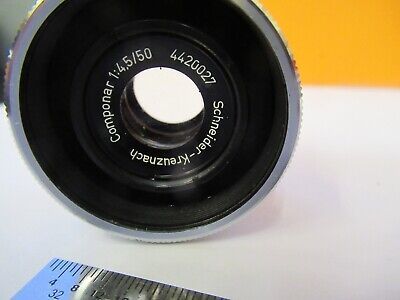 SCHNEIDER KREUZNACH GERMANY COMPONAR 1:4.5 LENS OPTICS &A9-A-10