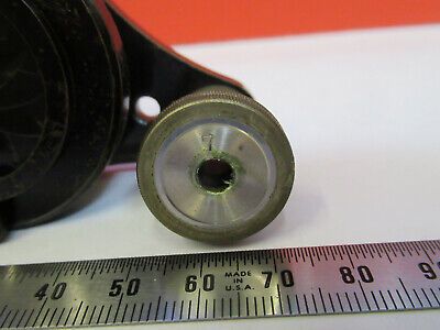 ANTIQUE BAUSCH LOMB OPTICS CONDENSER + IRIS MICROSCOPE PART AS PICTURED F6-B-109