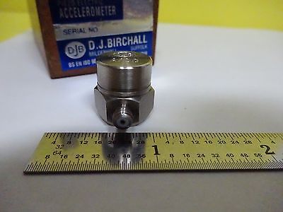 ACCELEROMETER DJB ENGLAND A/20 BIRCHARLL UK VIBRATION SENSOR #X8-24