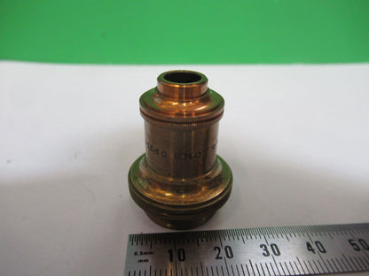 BAUSCH LOMB ANTIQUE OBJECTIVE 1-inch OPTICS MICROSCOPE PART AS PICTURED P2-B-34