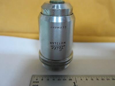 MICROSCOPE PART OBJECTIVE 40X LEITZ GERMANY OPTICS BIN#N7-64