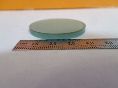 OPTICAL HEAT ABSORBING GLASS FILTER MICROSCOPE PART OPTICS AS PICTURED &P6-A-69