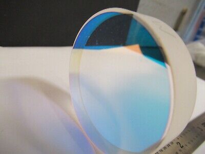 FOR PARTS OPTICAL COATED LENS [coating damaged] OPTICS AS PICTURED &W2-B-15