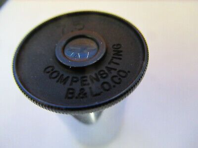 ANTIQUE BAUSCH LOMB 7.5X EYEPIECE OCULAR MICROSCOPE PART AS PICTURED P9-A-74