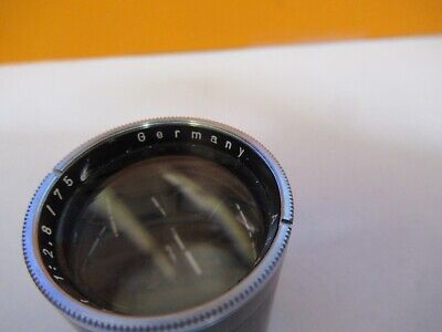 SCHNEIDER ANASTIGMAT LENS 1:2,8 /75 OPTICAL OPTICS AS PICTURED &15-FT-X32