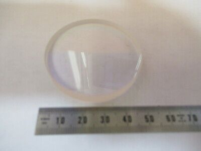 OPTICAL 50mm DIAMETER FLAT FUSED SILICA LASER OPTICS AS PICTURED P3-A-50A