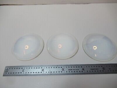 OPTICAL LOT 3 EA GLASS LENSES CX CC LASER OPTICS AS PICTURED &16-A-23