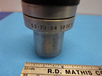 BAUSCH LOMB EYEPIECE OCULAR STEREO 537034 OPTICS MICROSCOPE PARTS AS IS &90-A-25