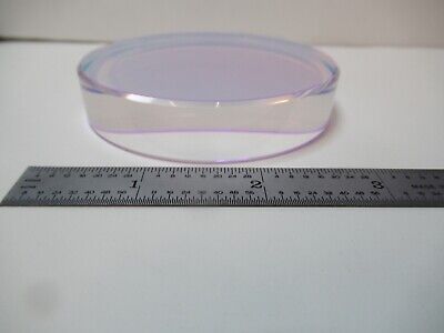 OPTICAL FLAT COATED 3" DIAMETER FUSED SILICA ZYGO OPTICS AS PICTURED &16-A-16