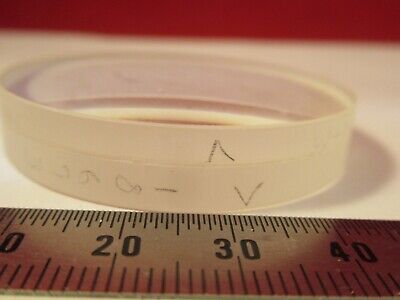 OPTICAL COATED COMPOSITE BI CONVEX LENS OPTICS AS PICTURED &13-90