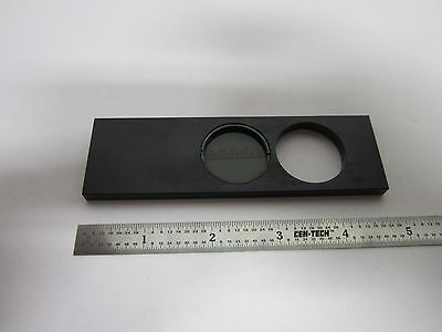 MICROSCOPE ZEISS POLARIZER SLIDE OPTICS BIN#A1-M-51