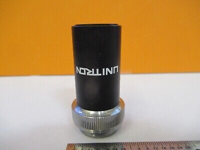 UNITRON JAPAN LWD 3X LONG OBJECTIVE MICROSCOPE PART OPTICS AS PICTURED &85-B-84