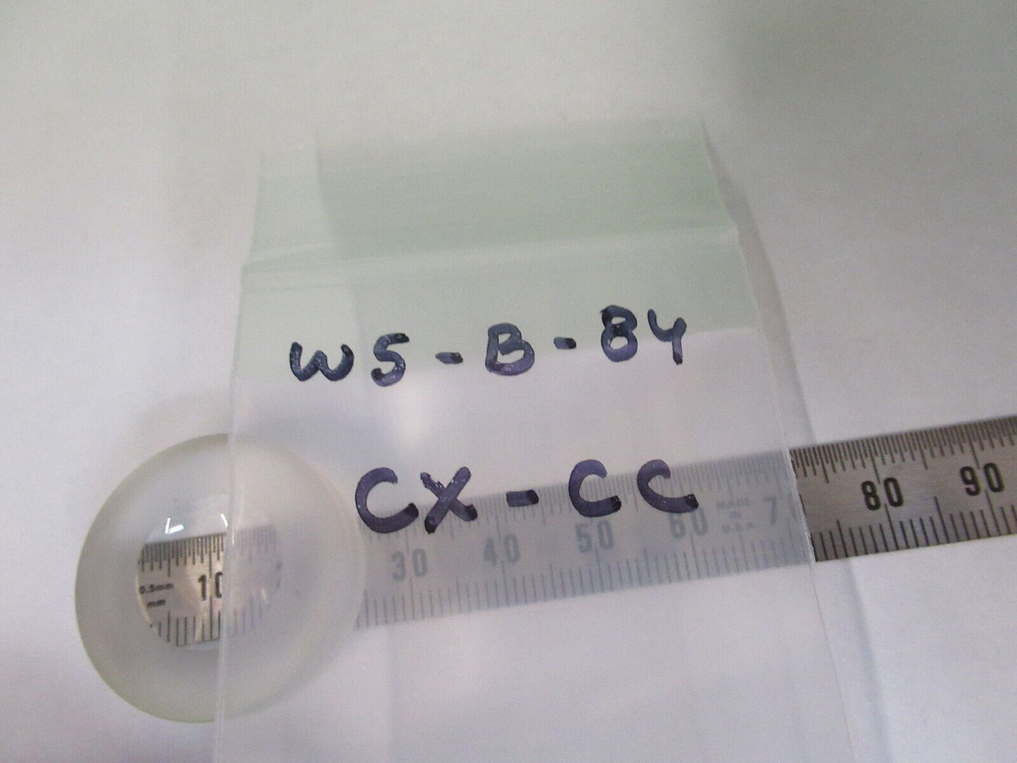 OPTICAL RARE CONVEX CONCAVE LENS OPTICS AS PICTURED &W5-B-84