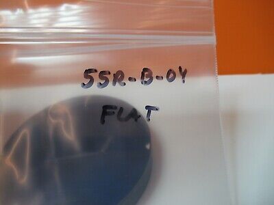 LARGE THICK OPTICAL FLAT GLASS STAGE OPTICS as pictured &55R-B-04