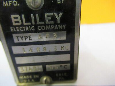 BLILEY ELECTRIC QUARTZ CRYSTAL AR3 FREQUENCY CONTROL RADIO AS PICTURED &F9-A-96