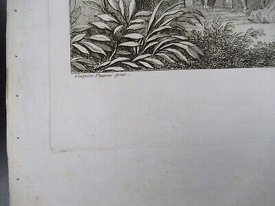 ANTIQUE ETCHING ITALIA ROME CIRCA 1810 GASPARD DUGHET PIETRO PARBONI AS PIC vii