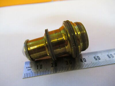 BAUSCH LOMB ANTIQUE 1/6 OBJECTIVE LENS MICROSCOPE PART AS PICTURED &A2-FT-76