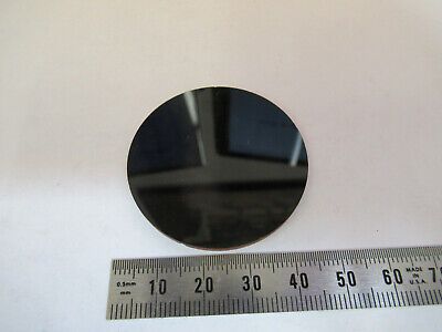 OPTICAL OPAQUE GLASS PLATE MIL SPEC OPTICS AS PICTURED &F1-A-11