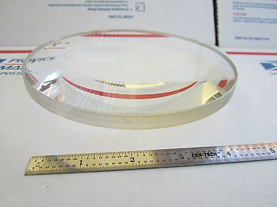 HUGE OPTICAL CONVEX LENS LASER OPTICS [some chips on edge] DWR#05