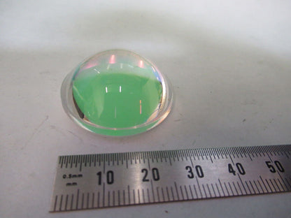 OPTICAL bi convex coated lens  MIL SPEC laser OPTICS AS PICTURED Z1-A-89