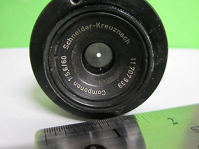 OPTICAL COMPONON LENS SCHNEIDER KREUZNACH 1:5.6/60 OPTICS AS IS BIN#Q9-T-01