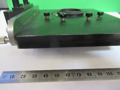 VINTAGE OLD XY STAGE TABLE AO SPENCER MICROSCOPE PART AS PICTURED &Q9-A-40