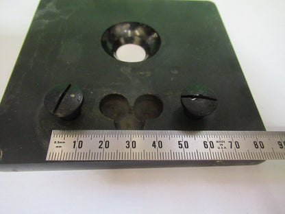 AO SPENCER STAGE SPECIMEN TABLE GOOD SHAPE MICROSCOPE PART AS PICTURED &H7-B-21