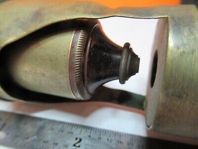 ANTIQUE BRASS PORTABLE FIELD MICROSCOPE COLLECTABLE AS PICTURED &W8-A-10