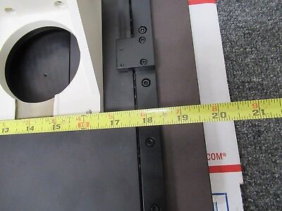 ZEISS AXIOTRON GERMANY HUGE STAGE TABLE X-Y MICROSCOPE PART AS PICTURED #TD-1