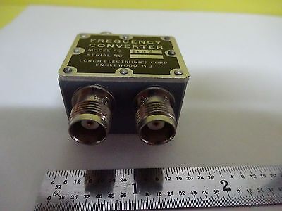 RF MICROWAVE FREQUENCY CONVERTER LORCH 218Z TNC CONNECTOR AS IS  BIN#P9-05