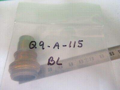 ANTIQUE BRASS BAUSCH LOMB OBJECTIVE MICROSCOPE PART AS PICTURED &Q9-A-115