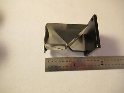 VICKERS ENGLAND MOUNTED GLASS PRISM optics MICROSCOPE PART AS PICTURED &FT-6-07