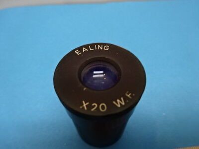 EALING X20 WF EYEPIECE OCULAR MICROSCOPE PART OPTICS AS IS &90-A-12