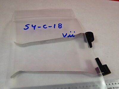 CLIPS to hold SPECIMEN onto MICROSCOPE TABLE PART AS PICTURED &S4-C-18