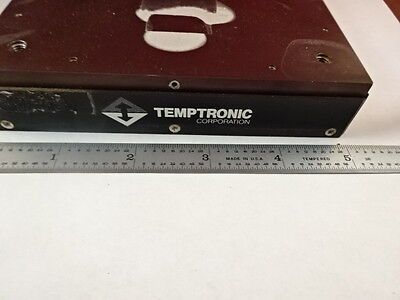 MICROSCOPE PART HEATED SPECIMEN TABLE STAGE TEMPTRONIC  AS IS B#29-A-01