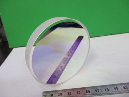 OPTICAL FLAT 3" DIAMETER SUBSTRATE FUSED SILICA  1/5 WAVE AS PICTURED #P8-B-14