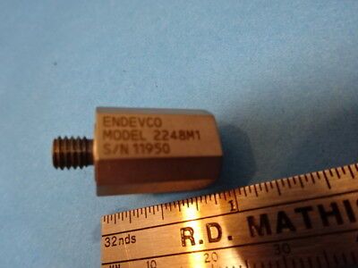 MEGGITT ENDEVCO 2248M1 BESCHLEUNIGUNGSMESSER-VIBRATIONSSENSOR WIE BESEHEN #90-28