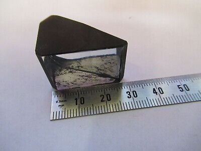 OPTICAL GLASS PRISM MICROSCOPE PART OPTICS AS PICTURED #82-A-16