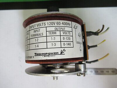 VARIAC AUTO TRANSFORMER U-2 TECHNIPOWER WORKS OK AS PICTURED &Z9-A-42