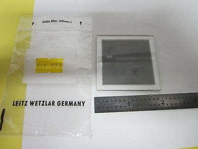 MIKROSKOP LEITZ FILTER 512077 OPTIK WIE BESEHEN BIN#G9-18