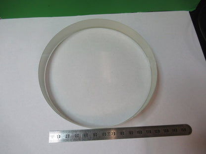 OPTICAL LARGE LENS BK7 GLASS [chipped] OPTICS AS PICTURED G5-A-25