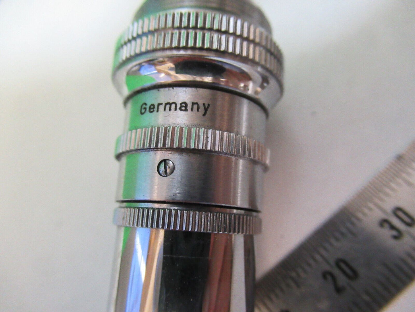 ERNST LEITZ GERMANY OBJECTIVE 1/12 1.8mm  MICROSCOPE PART AS PICTURED S8-A-03