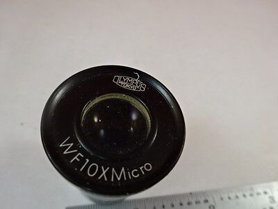 MICROSCOPE PART OLYMPUS WF10XMicro EYEPIECE OCULAR OPTICS AS IS B#N7-F-08