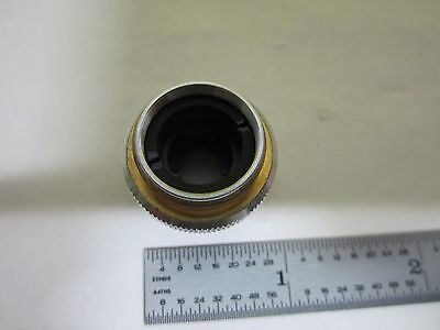 MICROSCOPE PART OBJECTIVE LEITZ GERMANY IRIS OPTICS AS IS BIN#U1-09