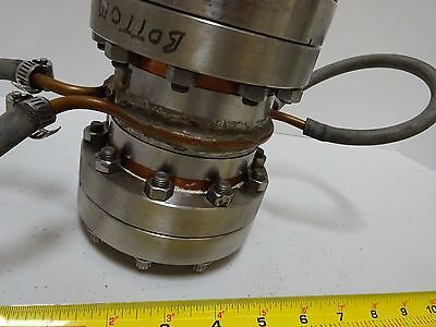 MDC HIGH VACUUM CHAMBER WATER COOLED HEAVY STAINLESS STEEL AS IS BIN#TC-1-C