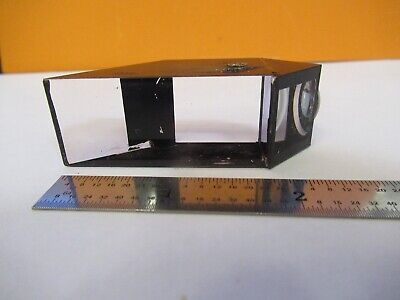 NIKON JAPAN GLASS PRISM HEAD MICROSCOPE PART OPTICS AS PICTURED &85-B-108