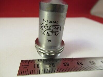 LEITZ GERMANY MICROSCOPE PART OBJECTIVE LENS 45X /170 OPTICS AS PICTURED 8-A-27