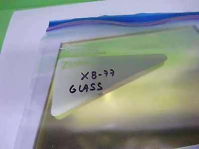 OPTICAL INFRARED COATED WINDOW FILTER GLASS TRUNCATED LASER OPTICS AS IS B#X8-77