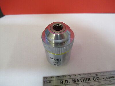 LEITZ WETZLAR 519760 OBJECTIVE EF 10X /160  MICROSCOPE PART AS PICTURED &B1-B-90